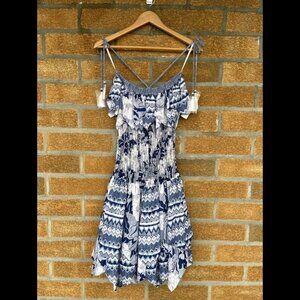 Diane freis bohemian dress medium